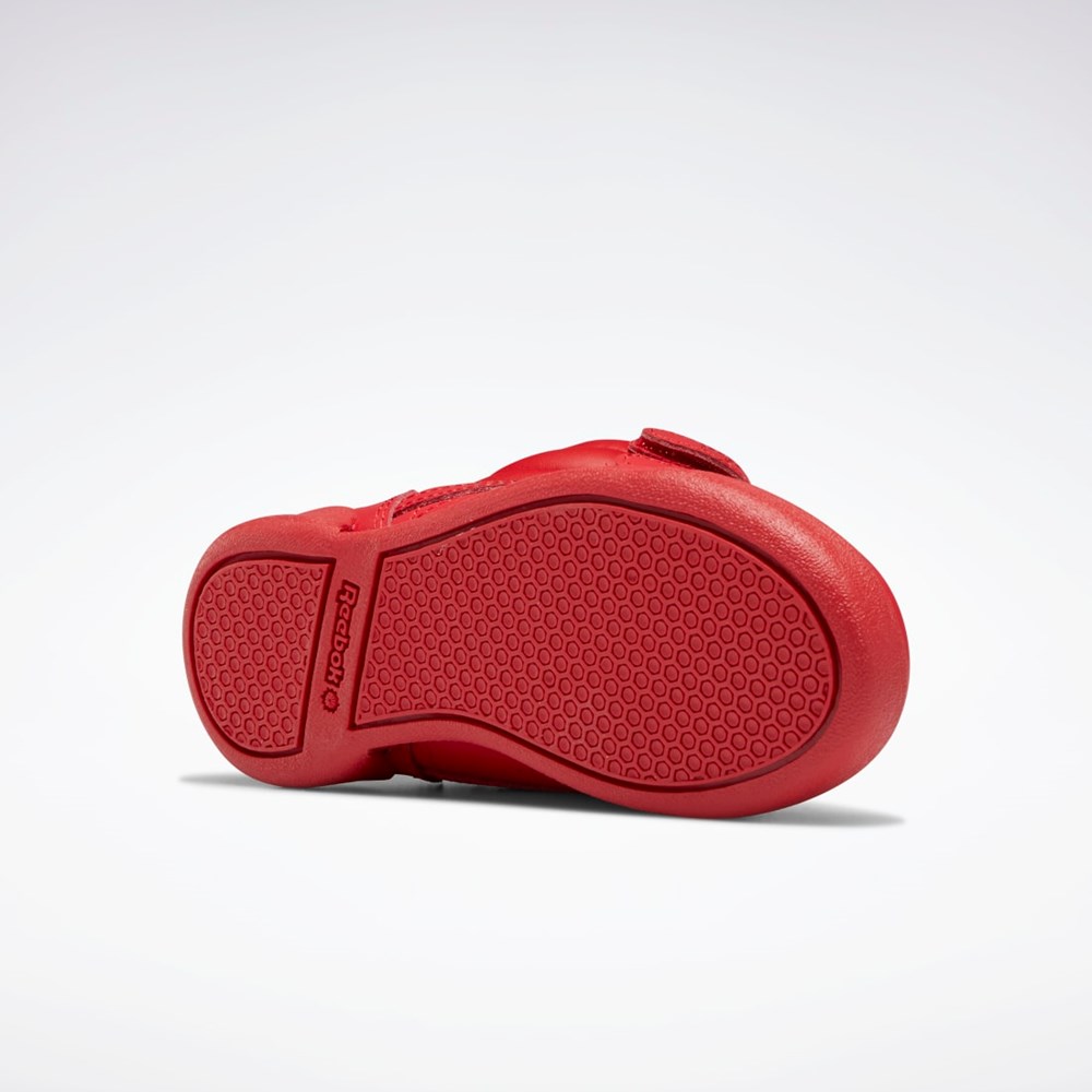 Reebok Freestyle Hi Shoes - Preschool Rojas Rojas Blancas | 61KDJGIMT
