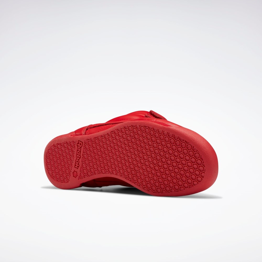 Reebok Freestyle Hi Shoes Rojas Rojas Blancas | 43TUQLJGZ