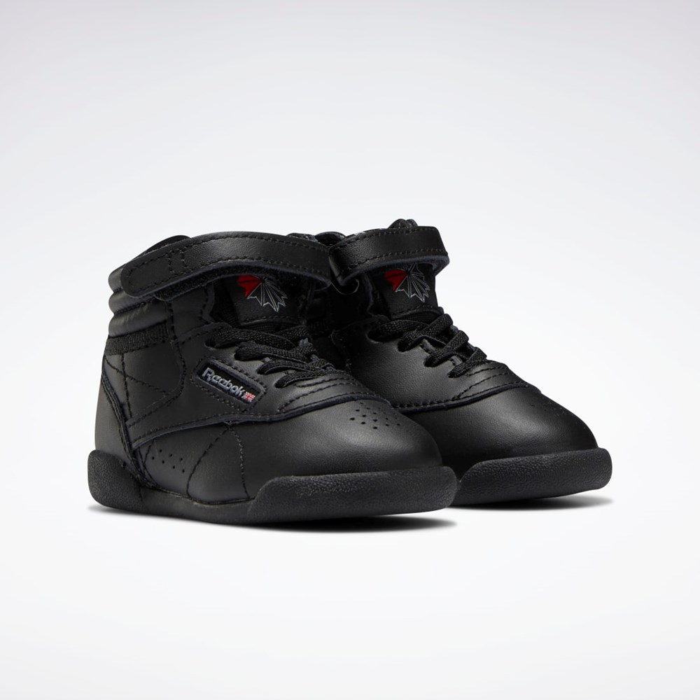 Reebok Freestyle Hi Shoes - Toddler Negras Negras Gris | 50TLFVGSM