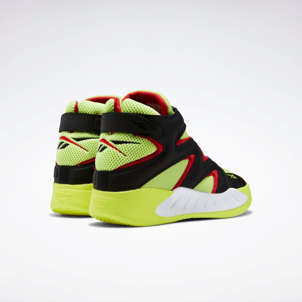 Reebok Instapump Fury Zone Basketball Shoes Amarillo Negras Rojas | 69XLHGVAR