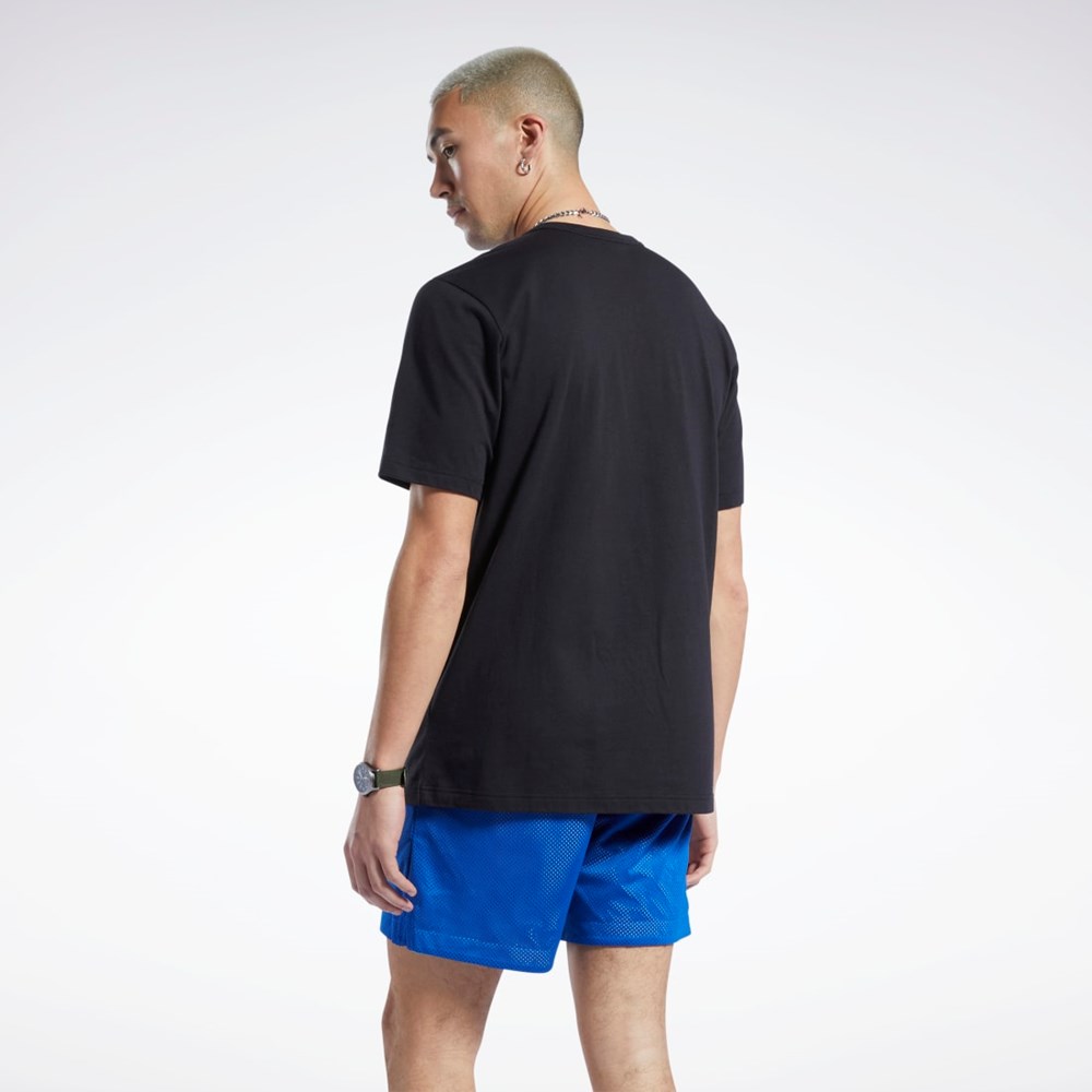 Reebok Iverson Layup Corta Sleeve T-Shirt Negras | 20RHEYUFQ