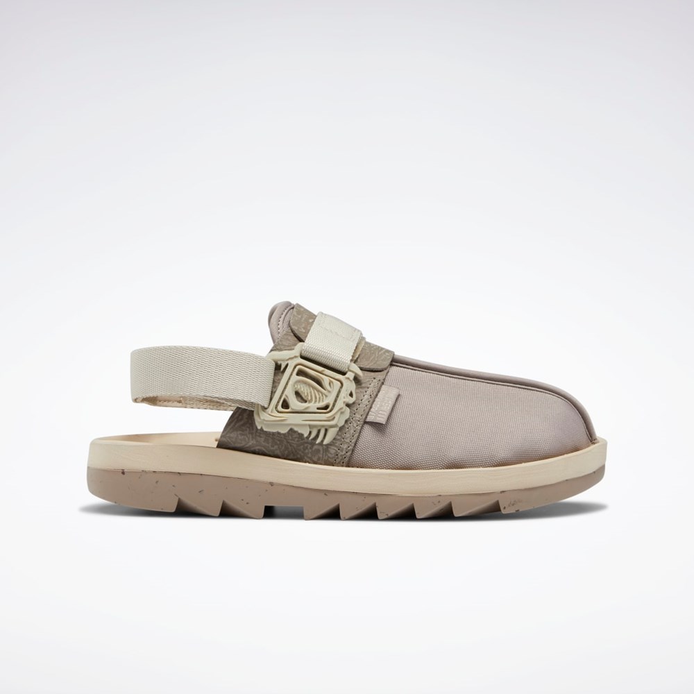 Reebok Jurassic World Beatnik Slides Gris | 31RNKBFTY