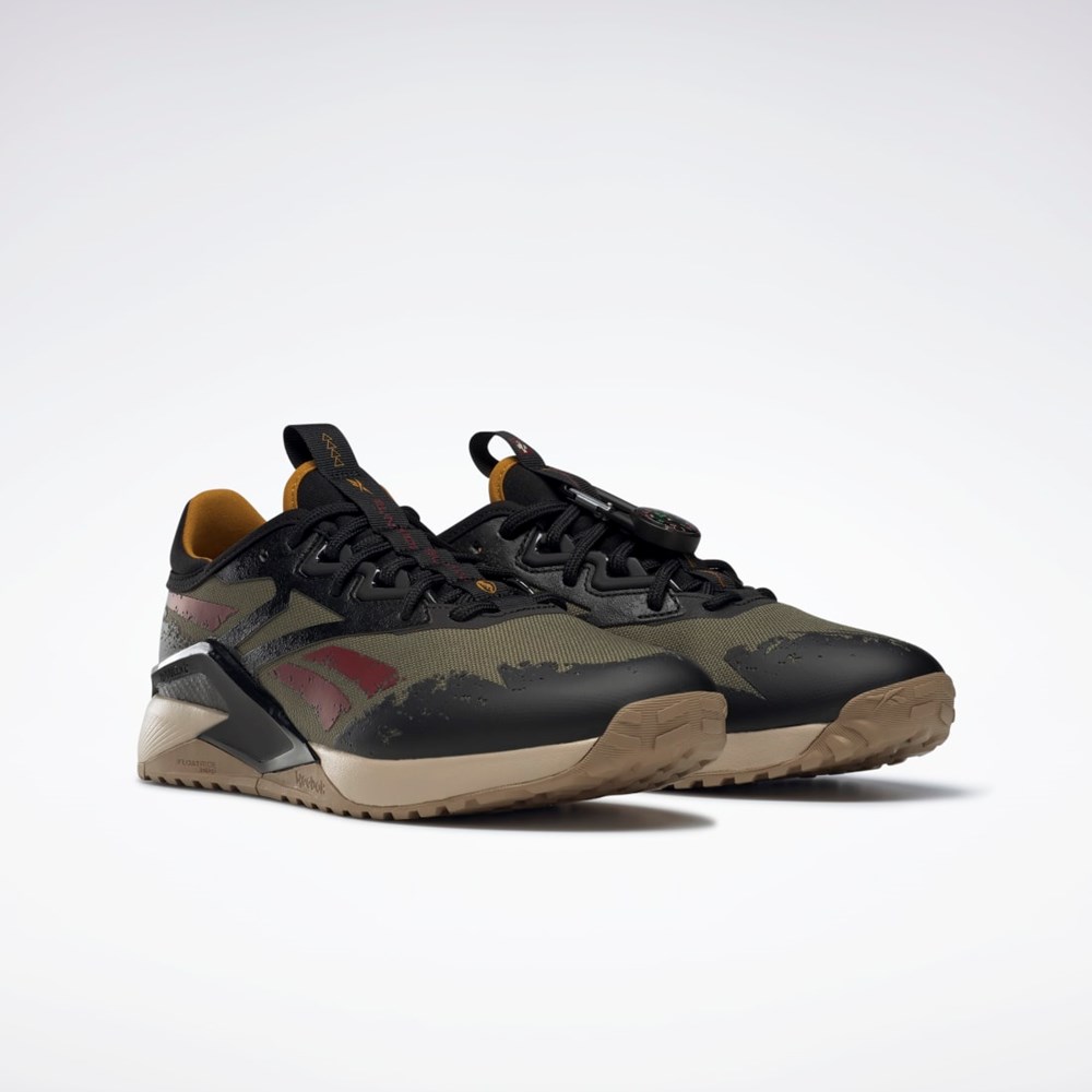 Reebok Jurassic World Nano X2 Adventure Entrenamiento Shoes Verde Oliva Negras Kaki | 73EVLGTBW
