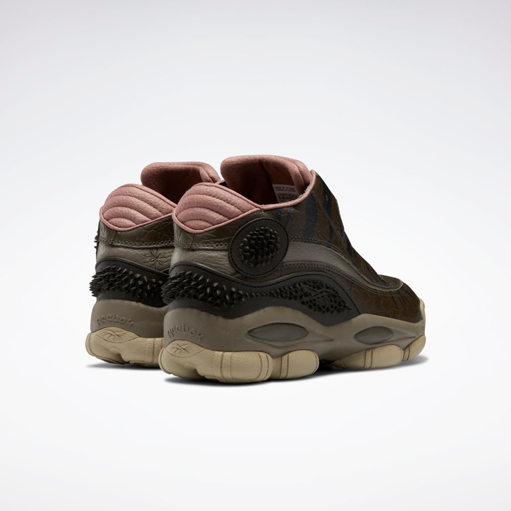 Reebok Jurassic World The Answer DMX Basketball Shoes Stone / Cliff Stone / Parched Earth | 10VUJQRPS