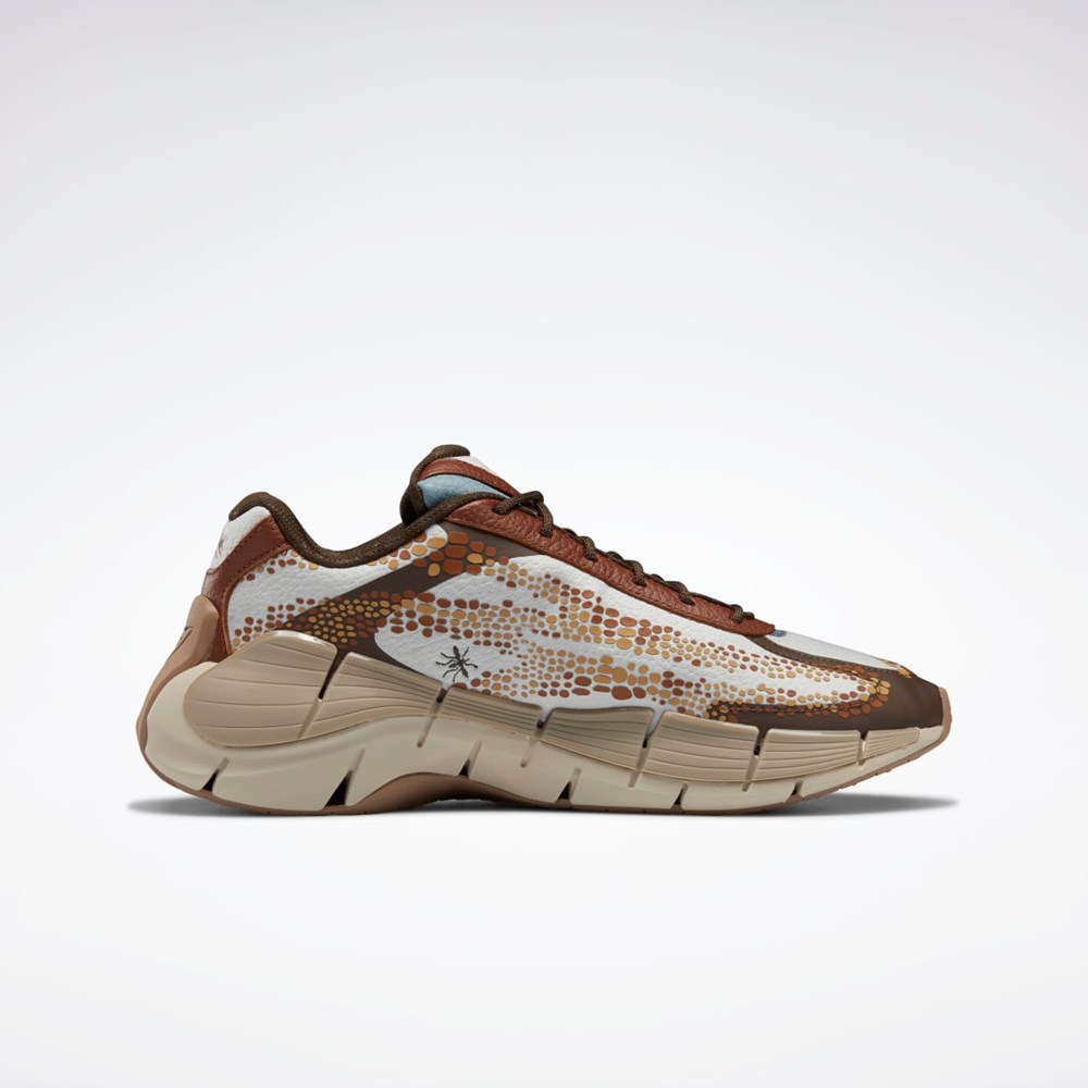 Reebok Jurassic World Zig Kinetica 2.5 Shoes Gris Marrones | 41OYISJGM