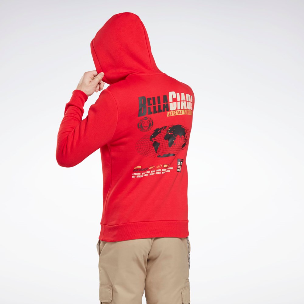 Reebok La Casa De Papel Sweatshirt Rojas | 94GSOVDHA