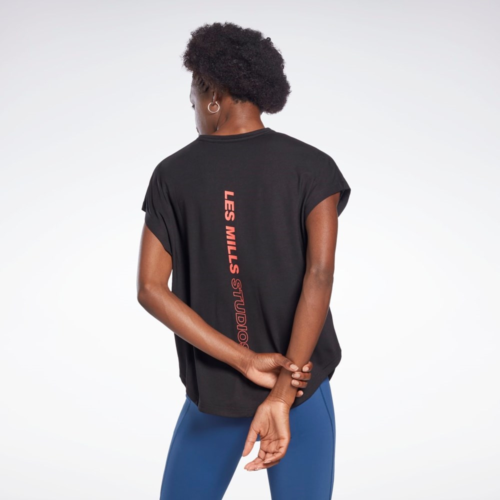 Reebok Les Mills® ACTIVCHILL+DREAMBLEND T-Shirt Negras | 43NOSVEZY