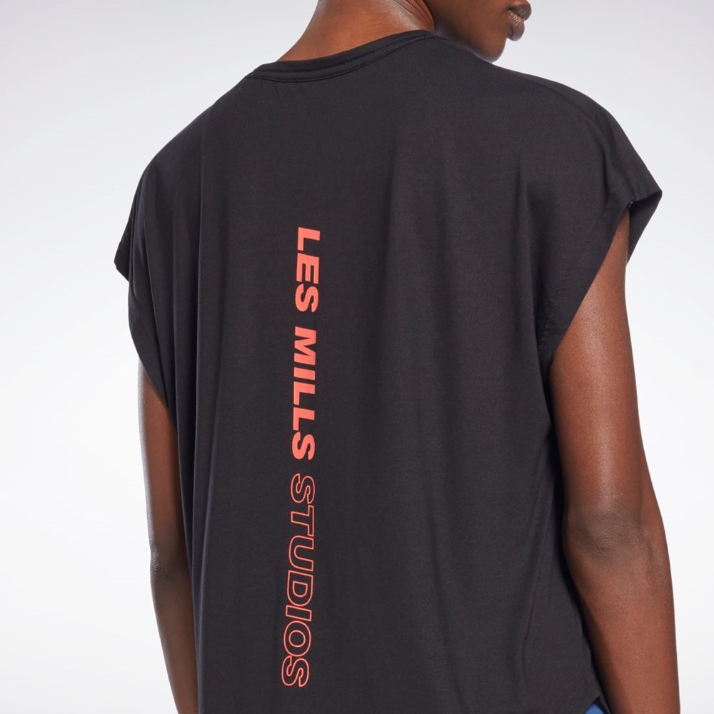 Reebok Les Mills® ACTIVCHILL+DREAMBLEND T-Shirt Negras | 43NOSVEZY