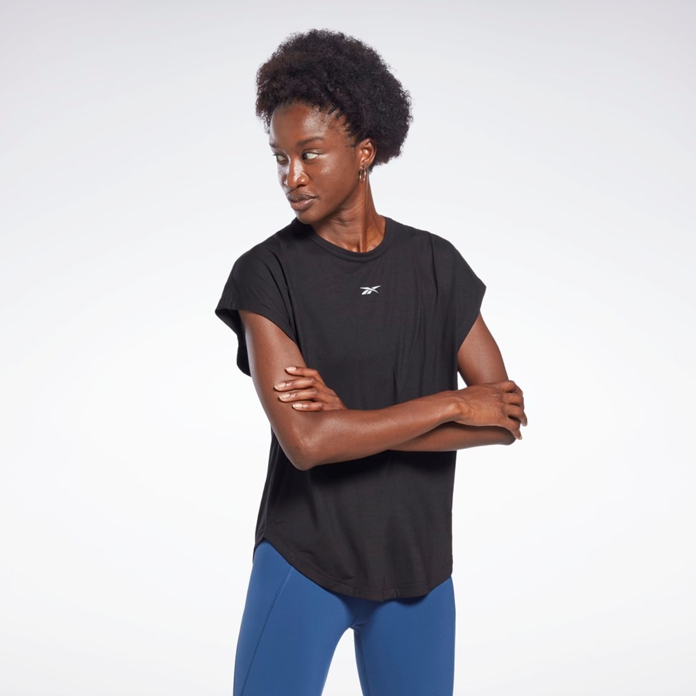 Reebok Les Mills® ACTIVCHILL+DREAMBLEND T-Shirt Negras | 43NOSVEZY