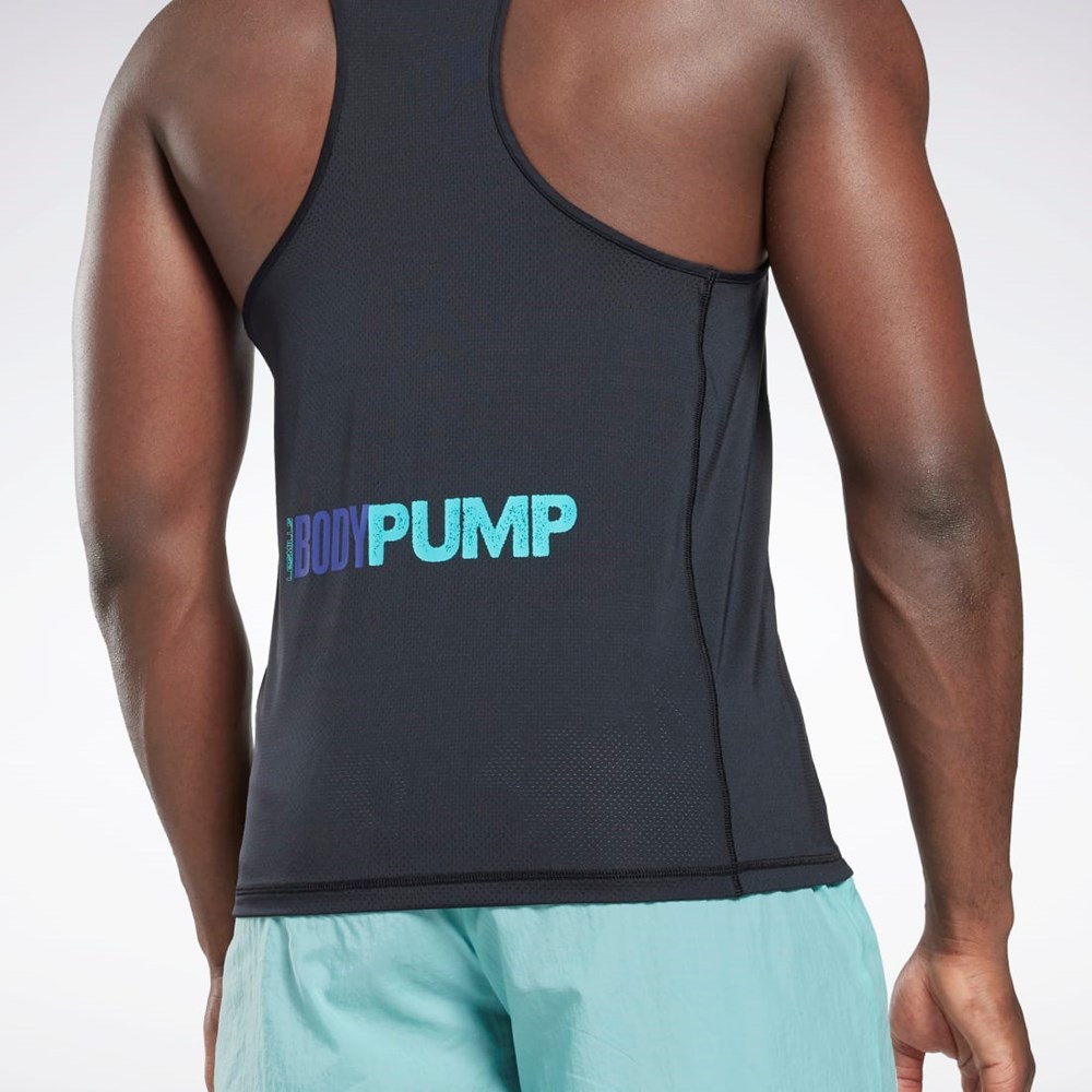 Reebok Les Mills® BodyPump® ACTIVCHILL Singlet Negras | 09XIBLNAU