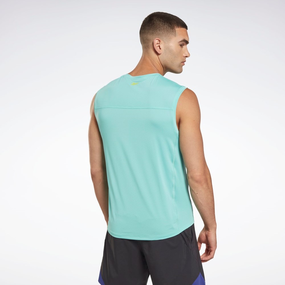 Reebok Les Mills® BodyPump® Activchill Tank Top Semi Classic Teal | 71NDVQIWT