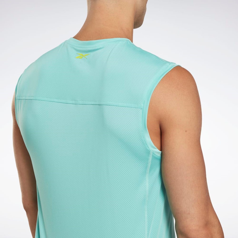Reebok Les Mills® BodyPump® Activchill Tank Top Semi Classic Teal | 71NDVQIWT