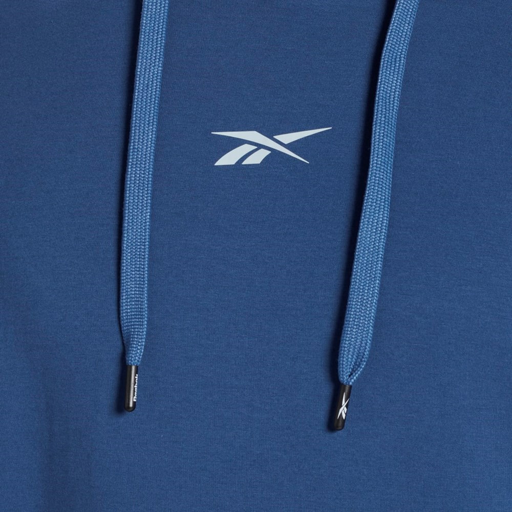 Reebok Les Mills® DreamBlend Algodon Hoodie Azules | 83RZVGWFD