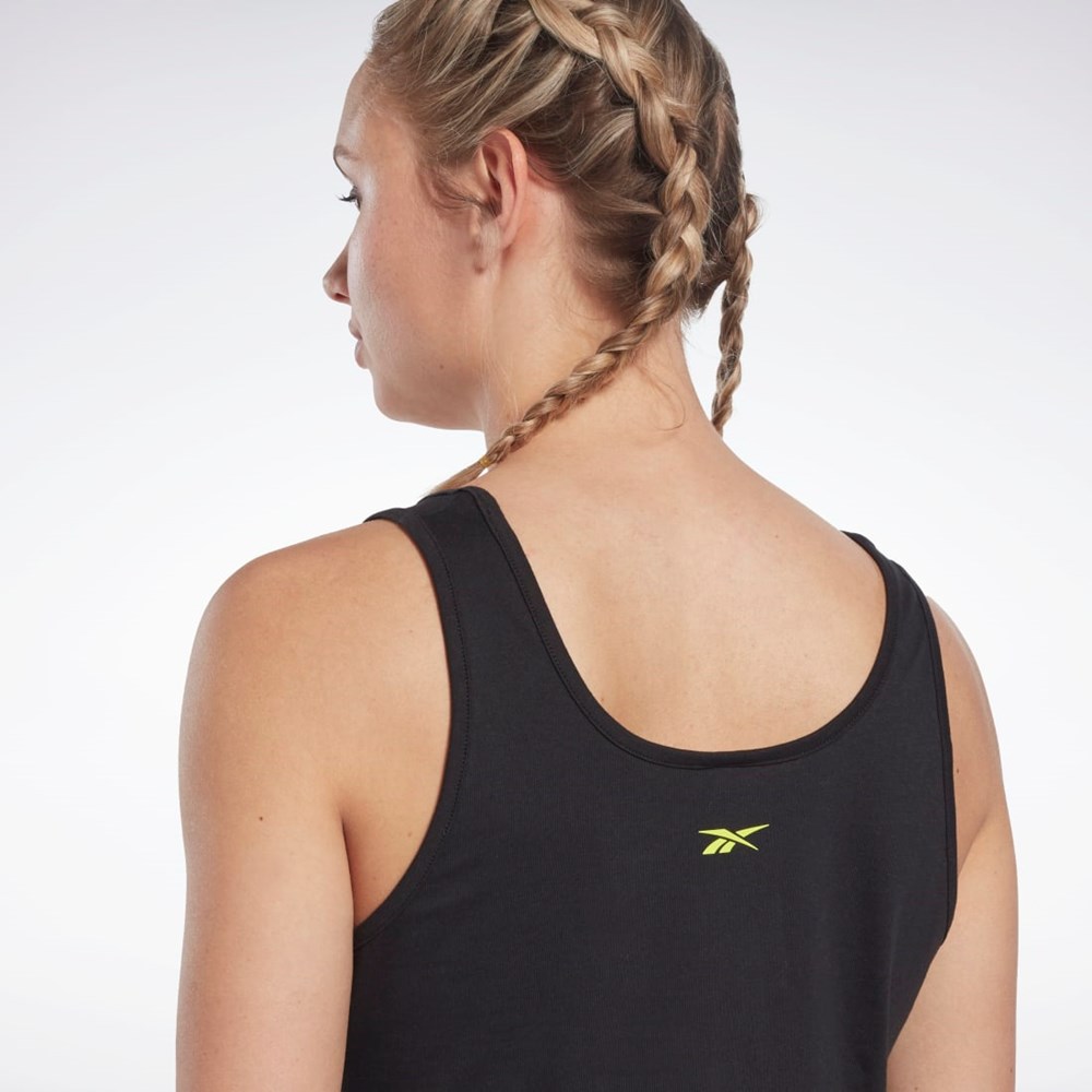 Reebok Les Mills® Estampadas Tank Top Negras | 01IDXOTYW