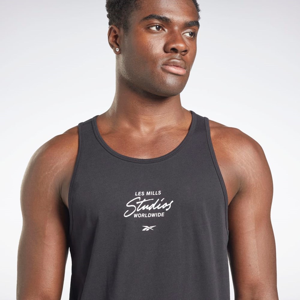 Reebok Les Mills® Estampadas Tank Top Negras | 70NESIDVW