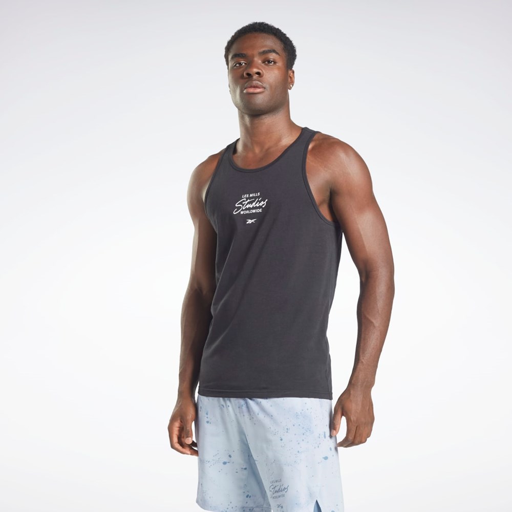 Reebok Les Mills® Estampadas Tank Top Negras | 70NESIDVW
