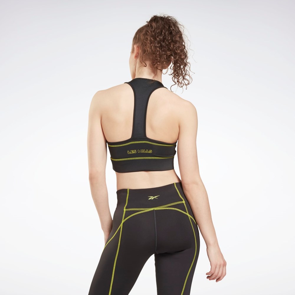 Reebok Les Mills® High-Neck Sports Bra Negras | 48IYBDXMR