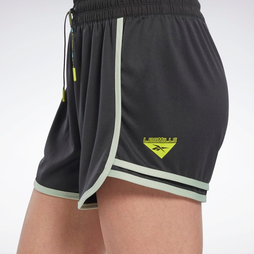 Reebok Les Mills® High-Rise Shorts Negras | 05FSBLXMT