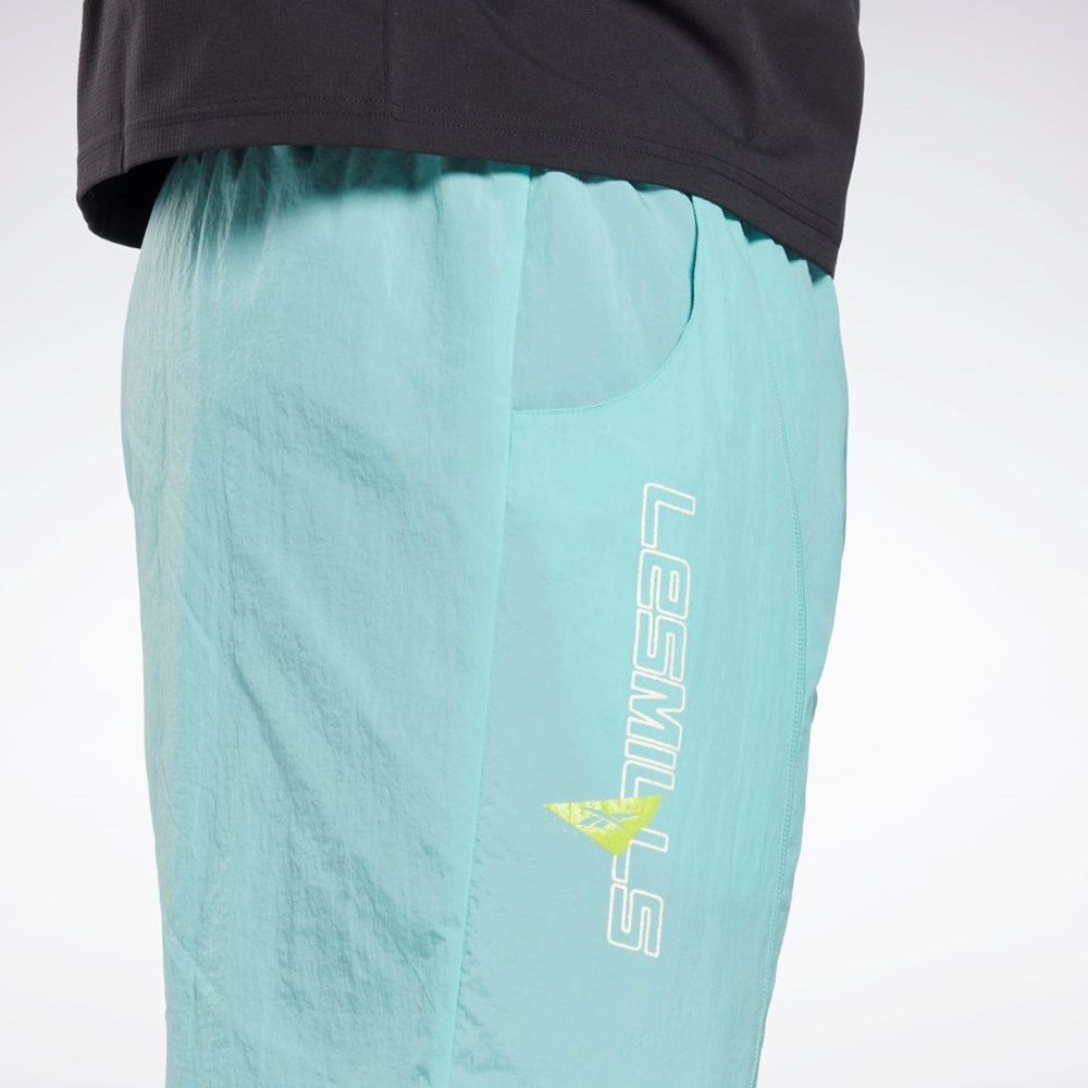 Reebok Les Mills® Ligeros Woven Shorts Semi Classic Teal | 52FCKSLNZ