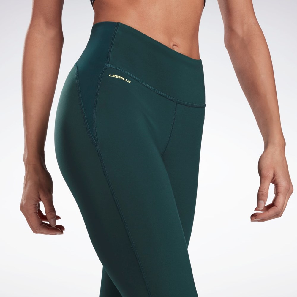 Reebok Les Mills® Lux Perform Leggings Verde | 87FBKYOCM