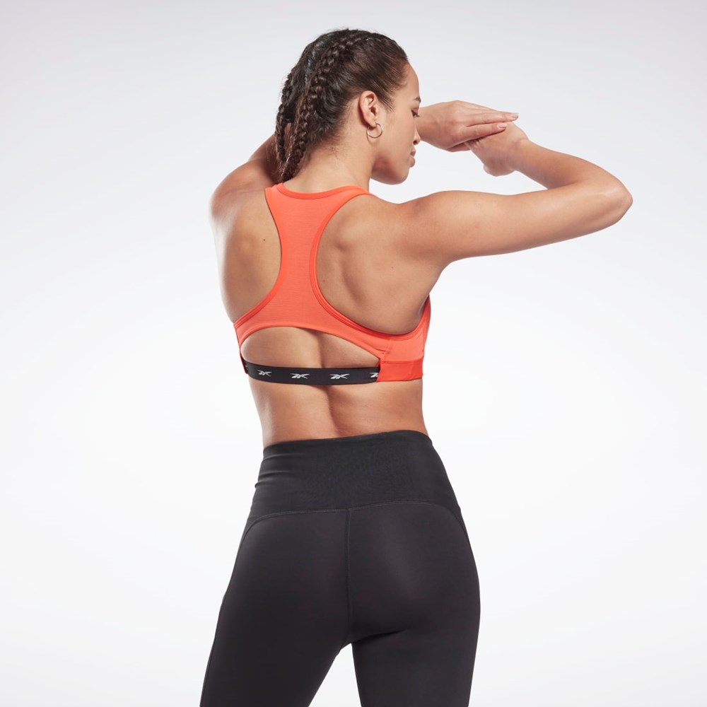 Reebok Les Mills® Lux Racer Medium-Support Sports Bra Rojas | 81VTCBQXR