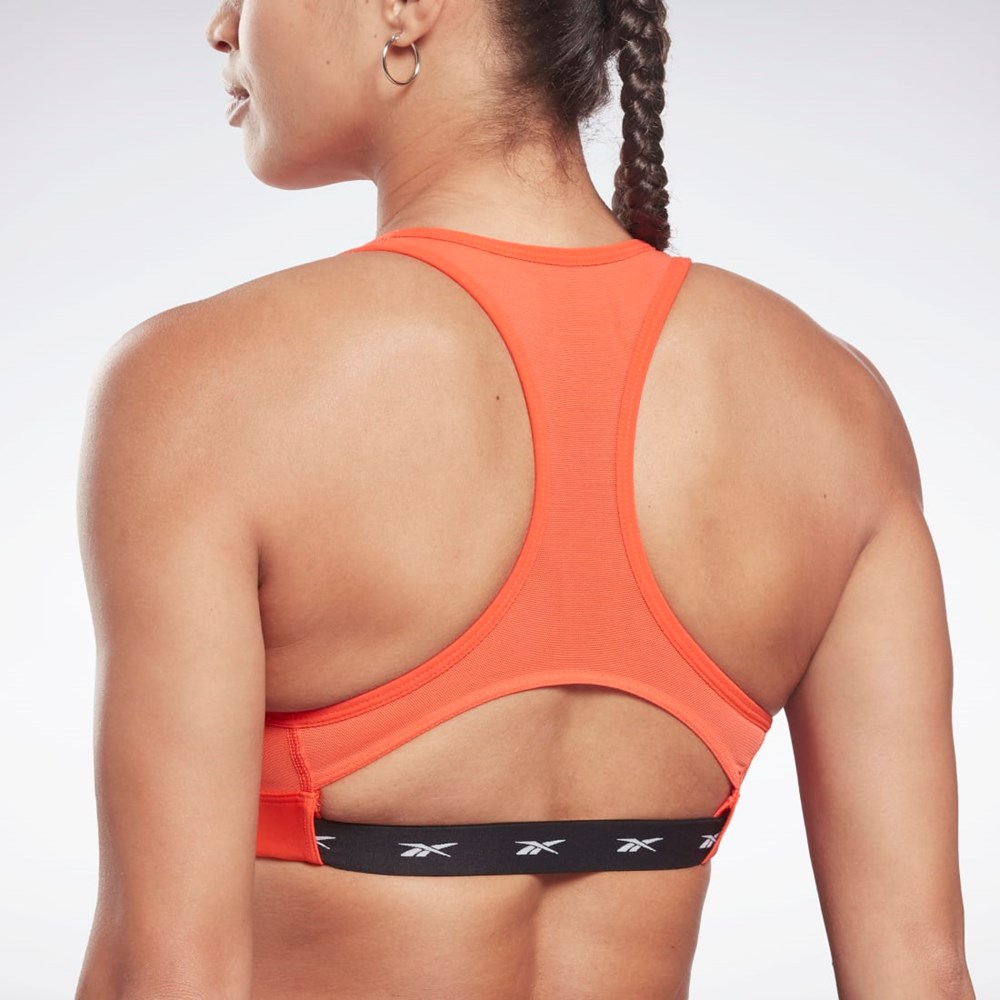 Reebok Les Mills® Lux Racer Medium-Support Sports Bra Rojas | 81VTCBQXR