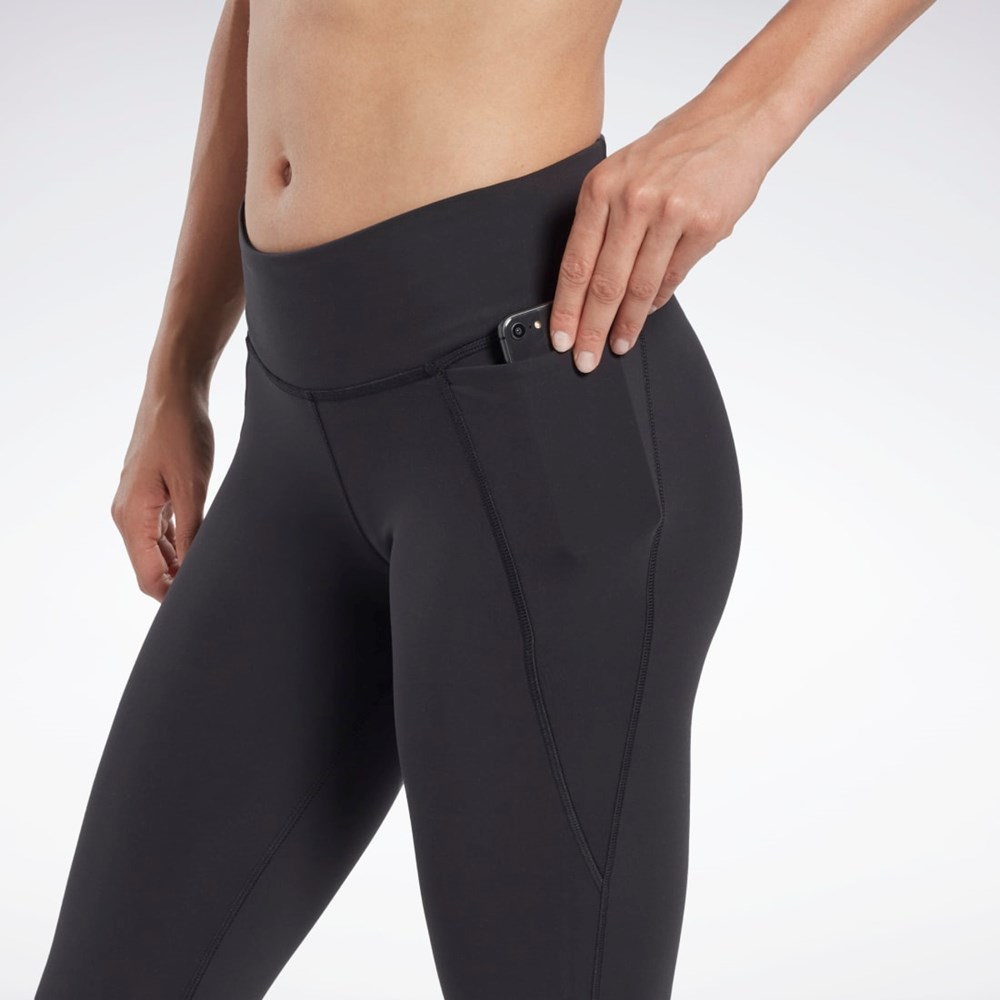 Reebok Les Mills® Lux Vector Estampadas Leggings Negras | 29FBJTOLP