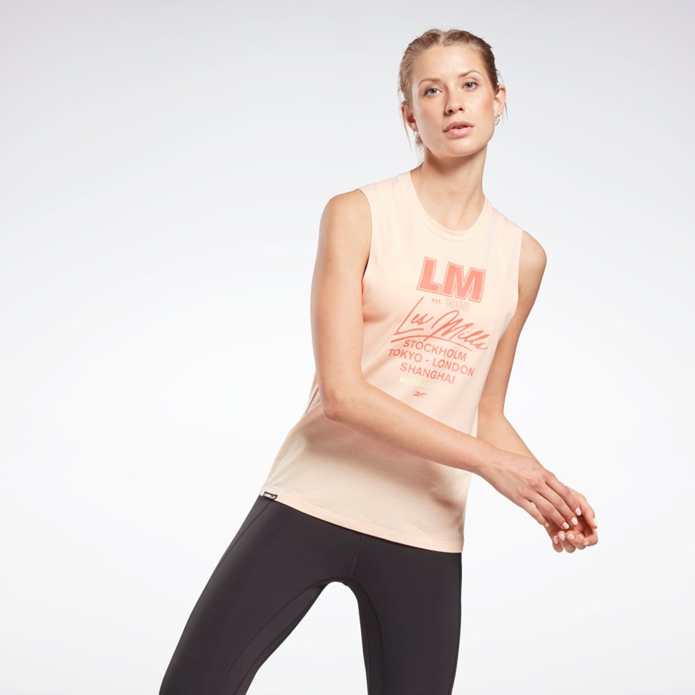 Reebok Les Mills® Muscle Tank Top Naranjas | 79BHWQITR