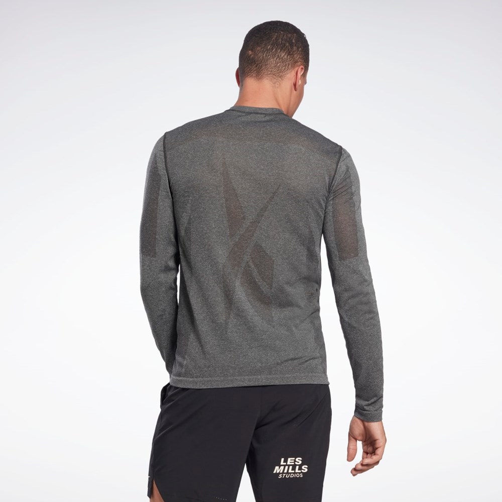 Reebok Les Mills® Myoknit Long Sleeve T-Shirt Negras | 46RONSXTQ