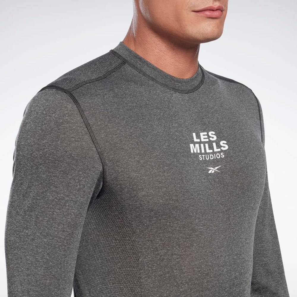 Reebok Les Mills® Myoknit Long Sleeve T-Shirt Negras | 46RONSXTQ