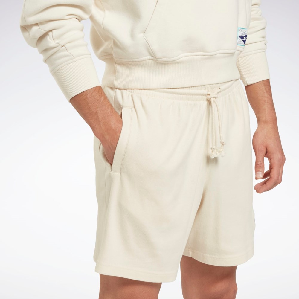 Reebok Les Mills® Natural Dye Rib Shorts Non-Dyed | 34IFLNOXG