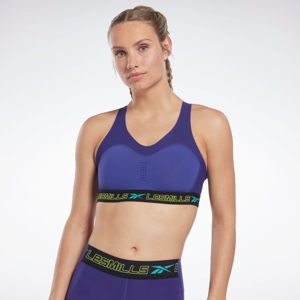 Reebok Les Mills® Reebok PureMove+ Bra Moradas | 38ZJPCXYD