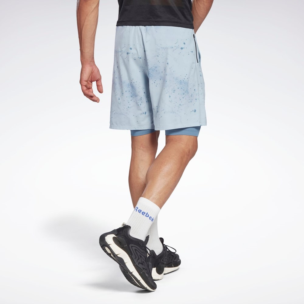 Reebok Les Mills® Strength Two-in-One Shorts Gris | 84UYQTFSG