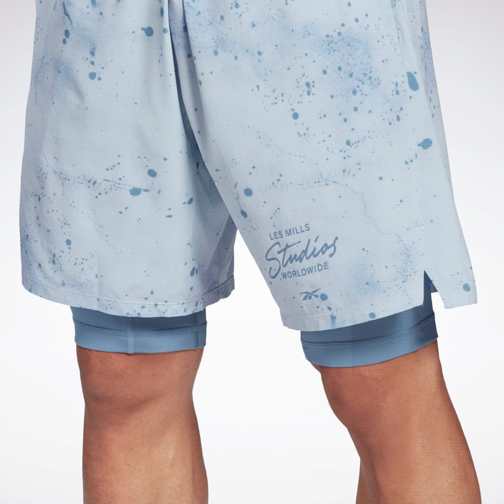Reebok Les Mills® Strength Two-in-One Shorts Gris | 84UYQTFSG