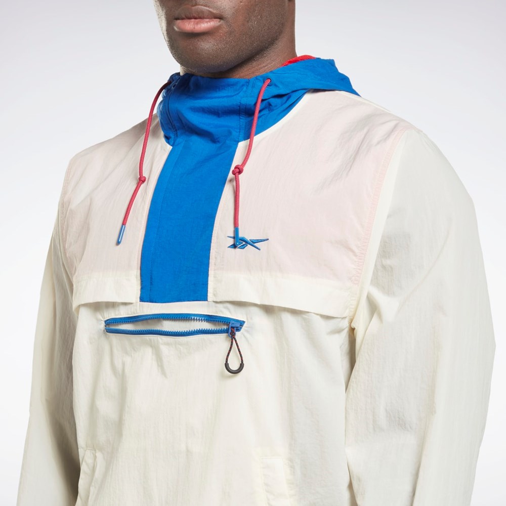Reebok Ligeros Woven Anorak Jacket Blancas | 25RTKOPXH
