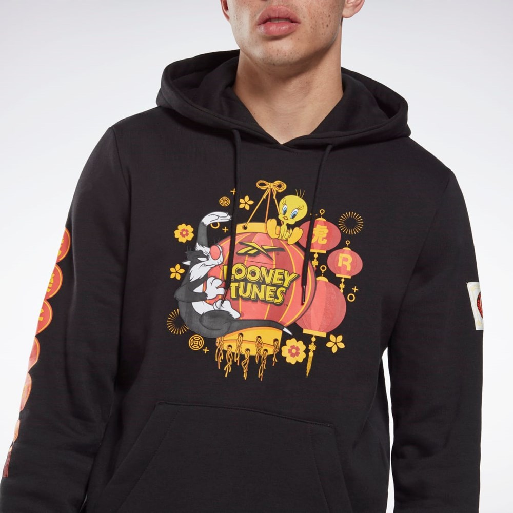 Reebok Looney Tunes Encapuchado Sweatshirt Negras | 29DVTLRAS
