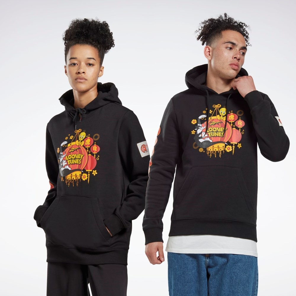 Reebok Looney Tunes Encapuchado Sweatshirt Negras | 29DVTLRAS