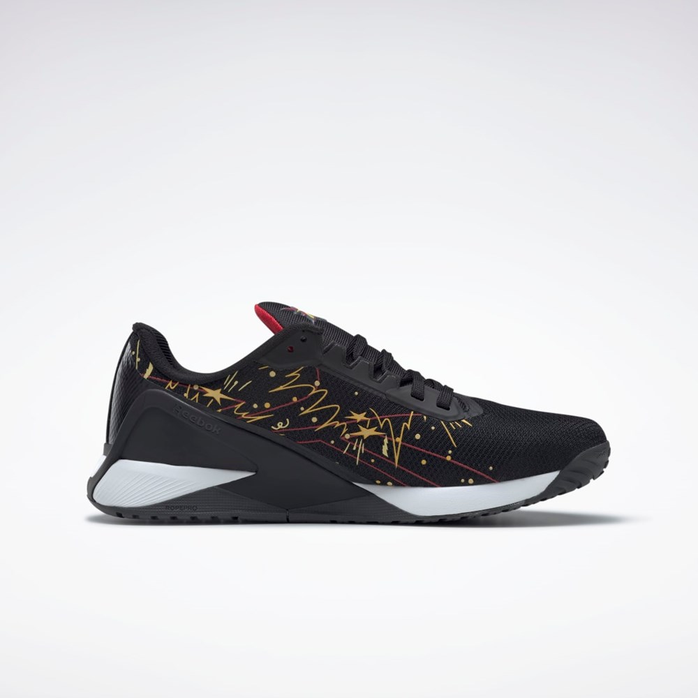 Reebok Looney Tunes Nano X1 Entrenamiento Shoes Negras Blancas | 70XWGBOMT