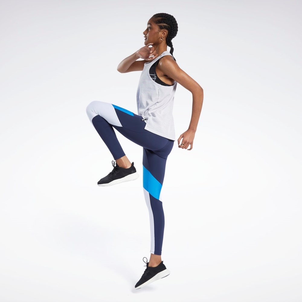 Reebok Lux 2 Leggings Azul Marino | 86LQSVIWO