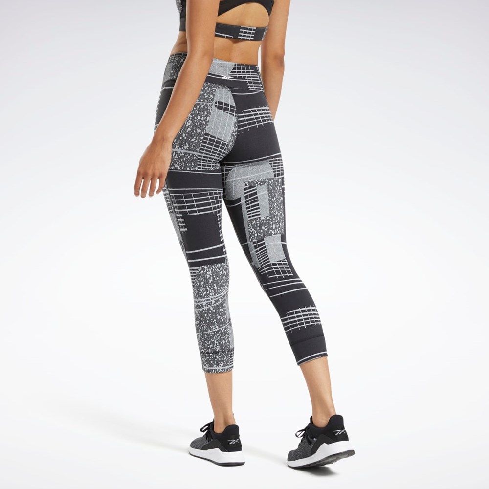 Reebok Lux 3/4 Length 2 Leggings Negras Gris | 13UOBVWCP