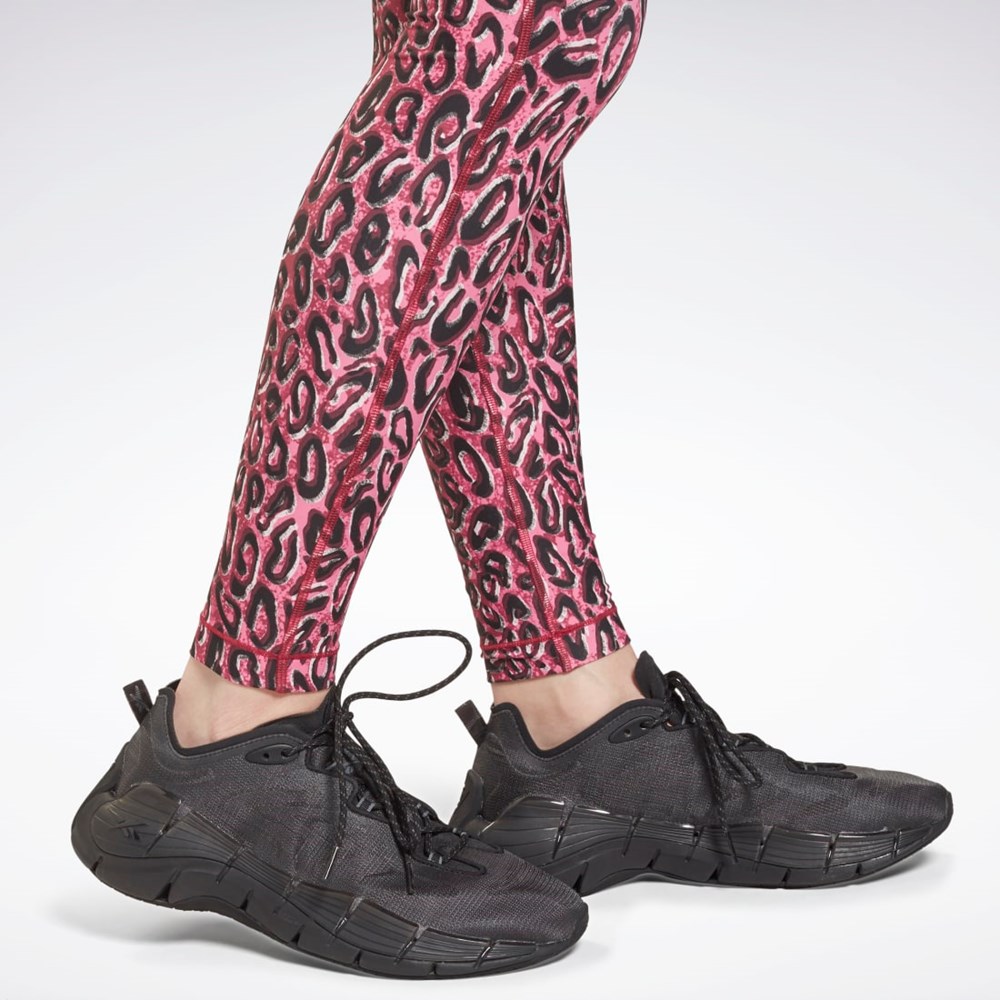 Reebok Lux Bold Leggings Punch Berry | 53EYCMQVO