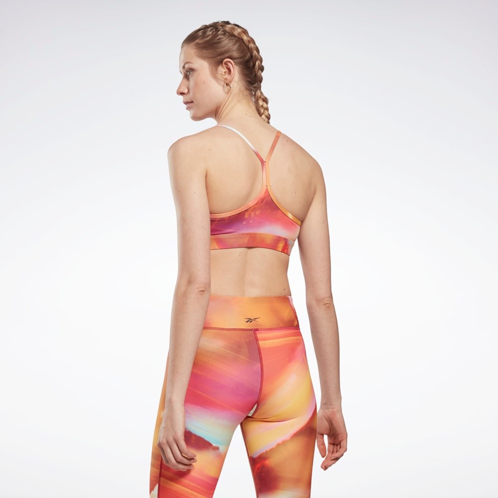 Reebok Lux Flaco Sports Bra Punch Berry | 72HCZLSET
