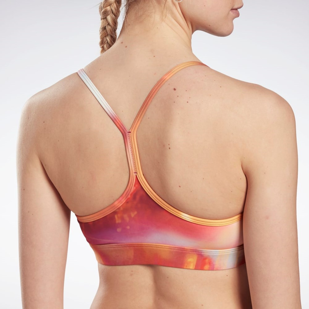 Reebok Lux Flaco Sports Bra Punch Berry | 72HCZLSET