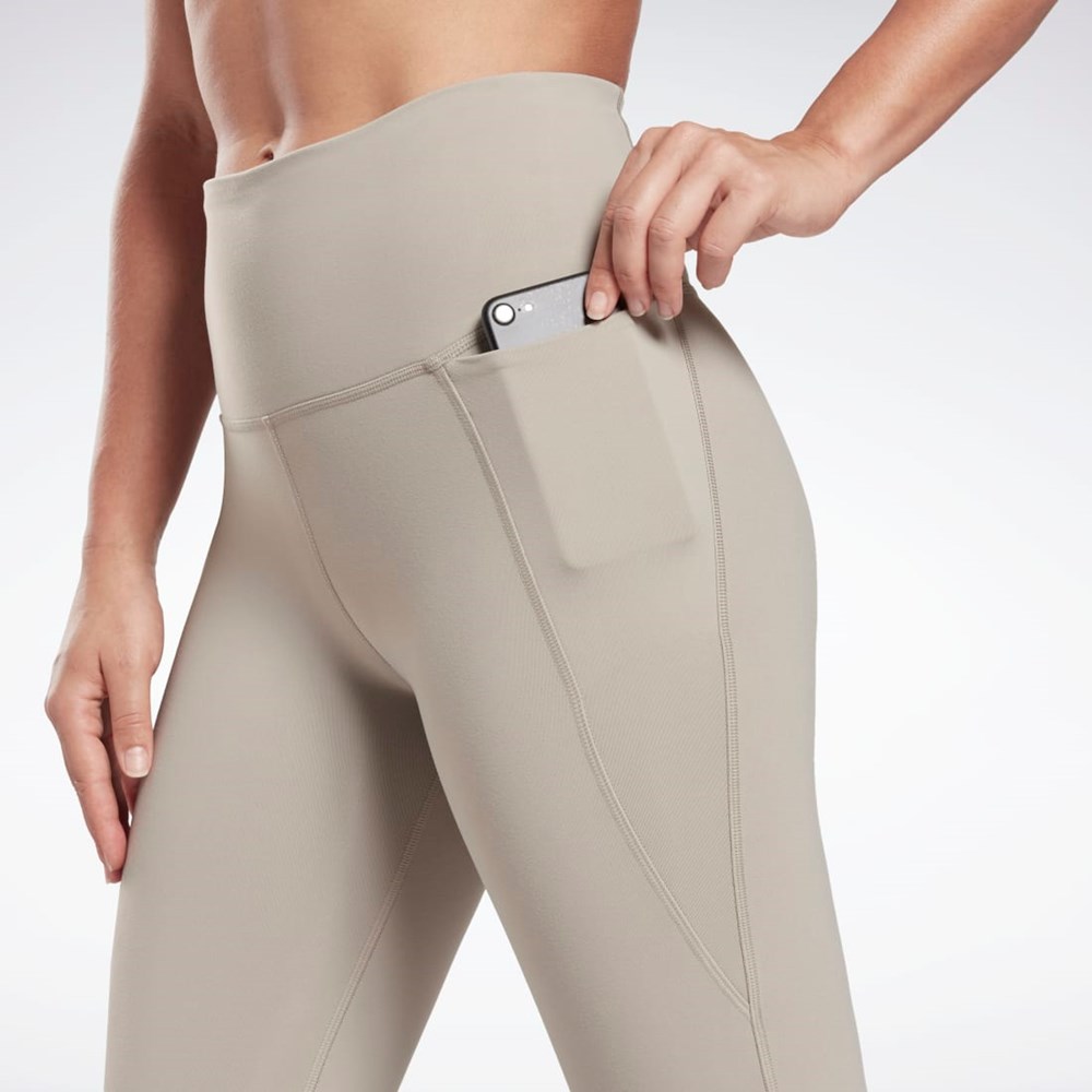 Reebok Lux High-Waisted Tights Gris | 90DHCLXYU