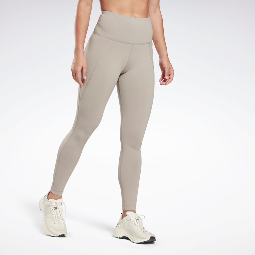 Reebok Lux High-Waisted Tights Gris | 90DHCLXYU