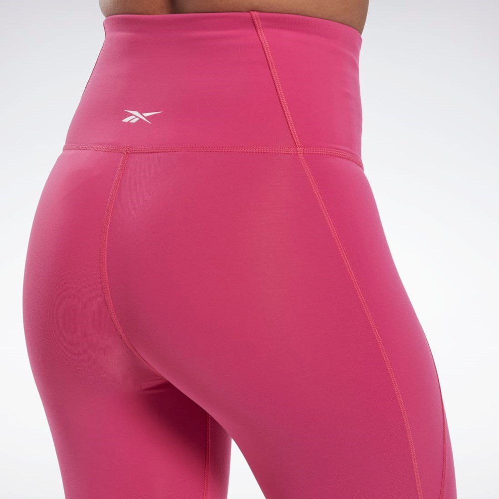 Reebok Lux High-Waisted Tights Rosas | 46YSTWVLD
