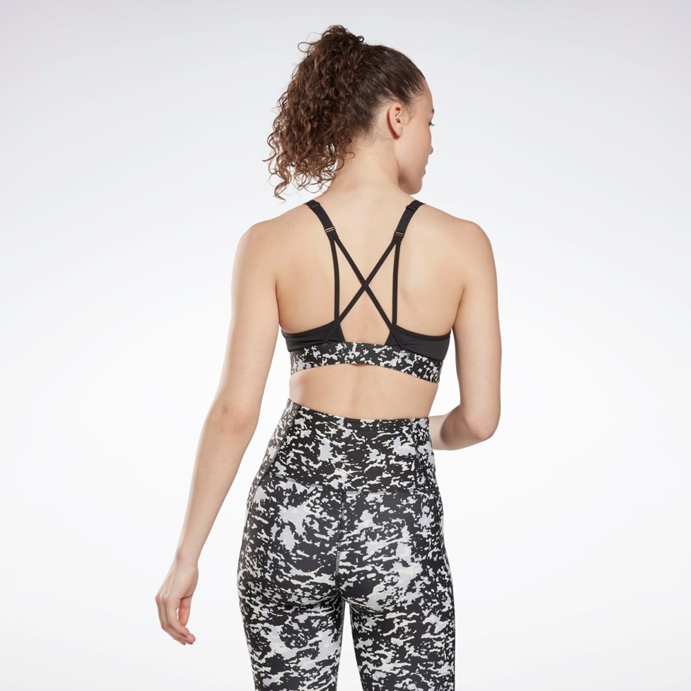 Reebok Lux Speckle Modern Safari Tiras Bra Negras | 04PEUVLFH