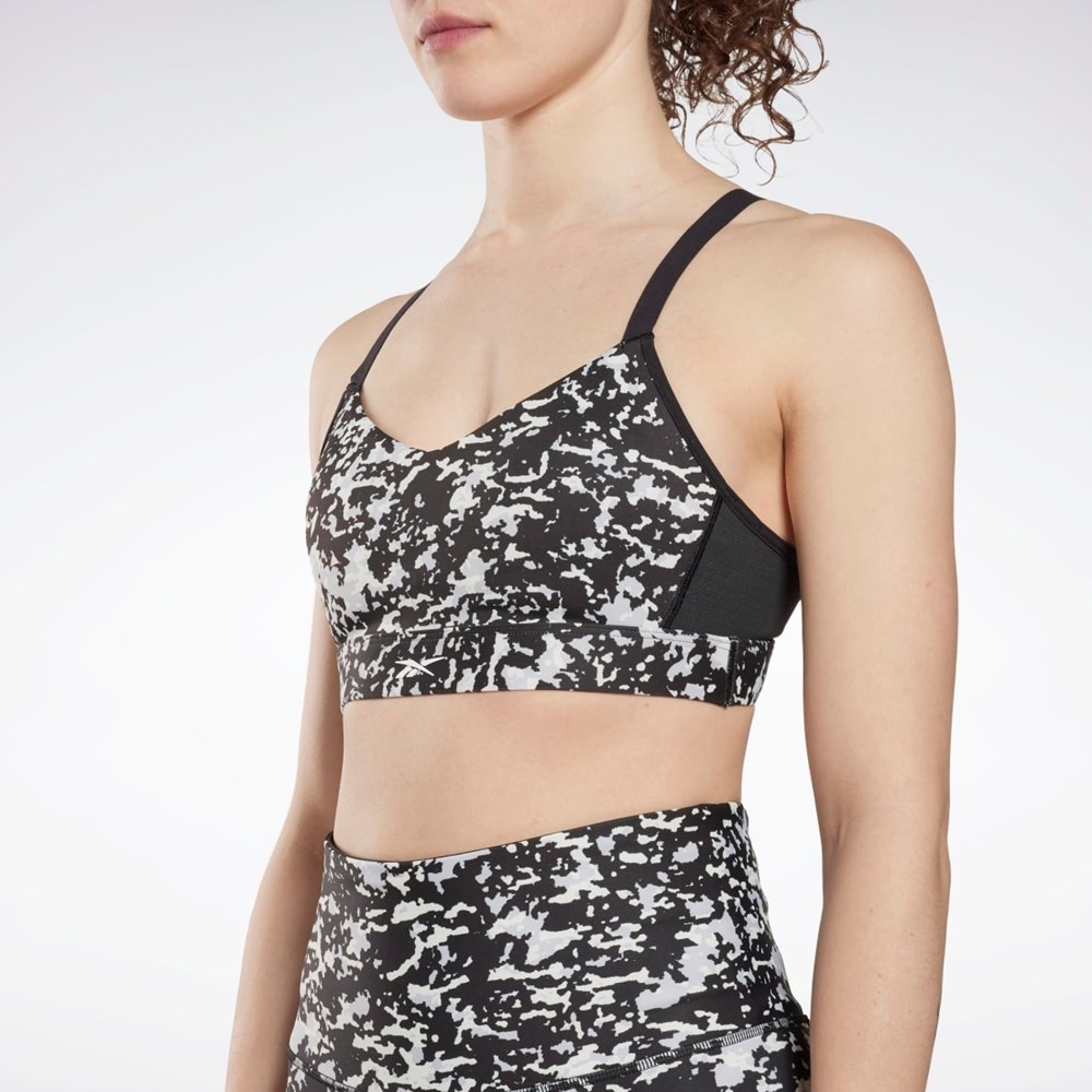 Reebok Lux Speckle Modern Safari Tiras Bra Negras | 04PEUVLFH