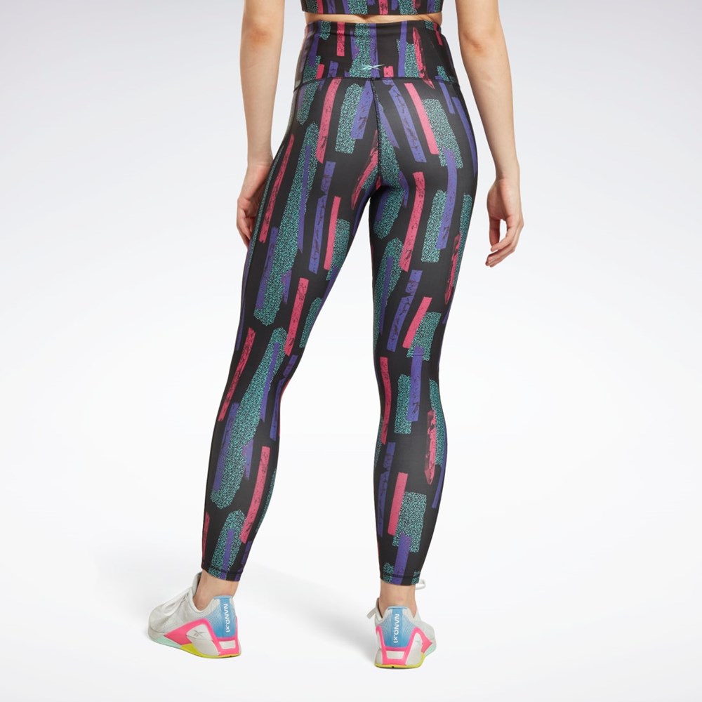 Reebok MYT Allover Print Tights Rosas | 54FMBRIXJ