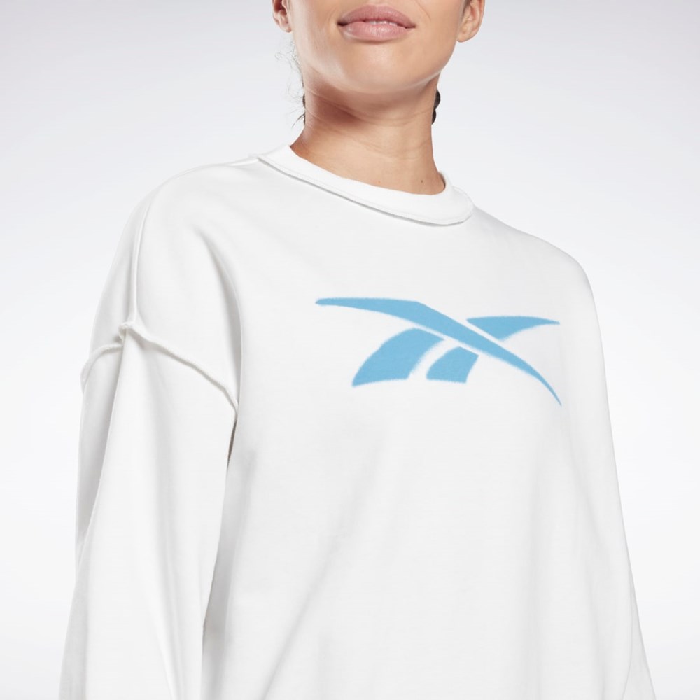 Reebok MYT Crew Sweatshirt Blancas | 78LIUHWAQ